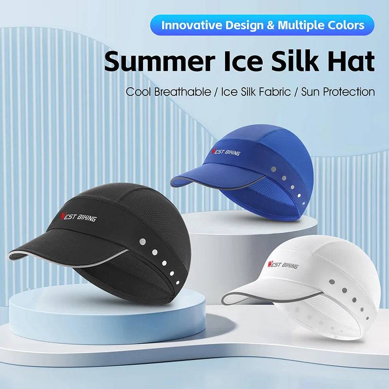 
                  
                    WEST BIKING Summer Cycling Caps Sun Visor UV Protection Smiling Face Pattern Reflective Helmet Inner Hats Cooling Sport Gear
                  
                