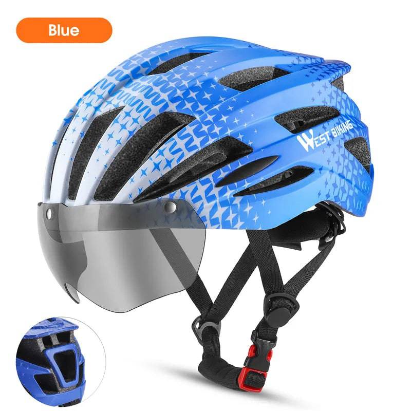 
                  
                    WEST BIKING LED Light Cycling Helmet Men's Motorcycle Bicycle Helmets Ultralight MTB Bike Helmet Intergrally-molded Safe Hat
                  
                