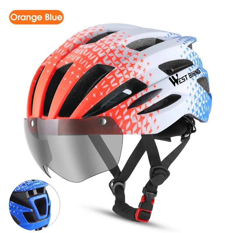 
                  
                    WEST BIKING LED Light Cycling Helmet Men's Motorcycle Bicycle Helmets Ultralight MTB Bike Helmet Intergrally-molded Safe Hat
                  
                