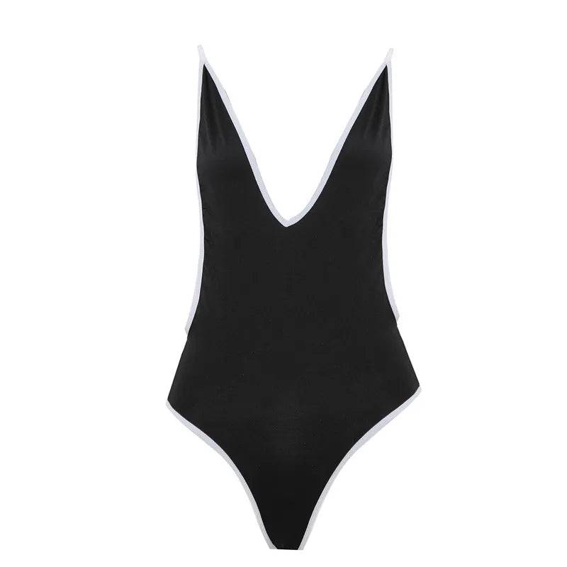 
                  
                    2023 Sexy One Piece Swimsuit Backless Halter Beach Swimwear Crochet Bikini Bathing Suit 2021 Black Swimming Suit For Women
                  
                