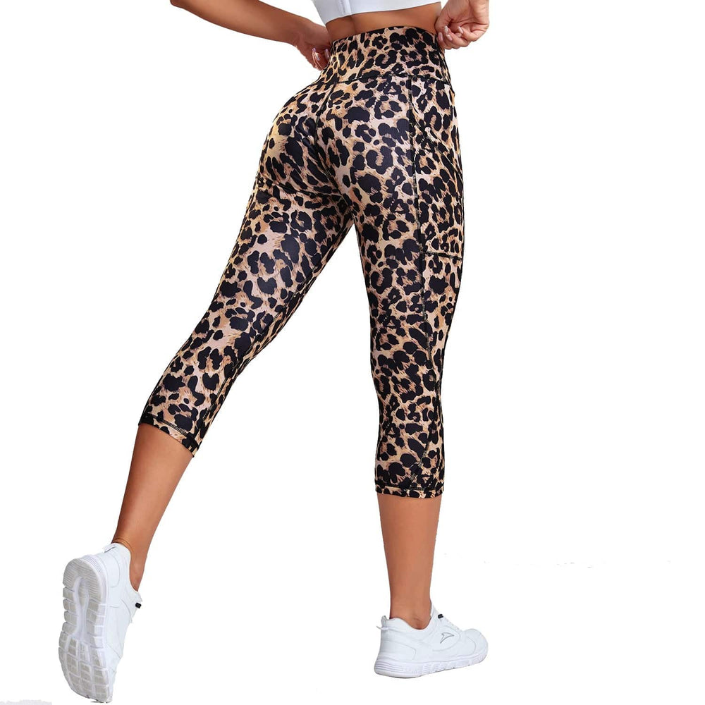 
                  
                    Splicing Capris Leggings Fitness Women's High Waist Push Up Yoga Pants Gym Workout Breathable Jogging Cycling Tights Sportswear
                  
                