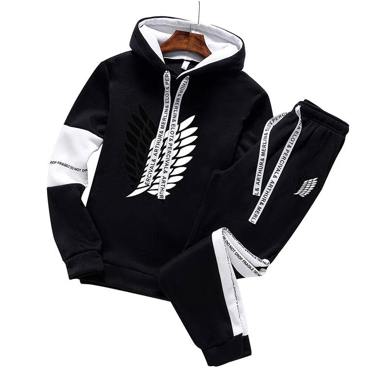 
                  
                    Men Tracksuit Two Piece Set 2022 Autumn and Winter Pullover Hoodies Sweatshirt+Pants Suit Man Hoodies Set Tracksuit Men Luxury
                  
                