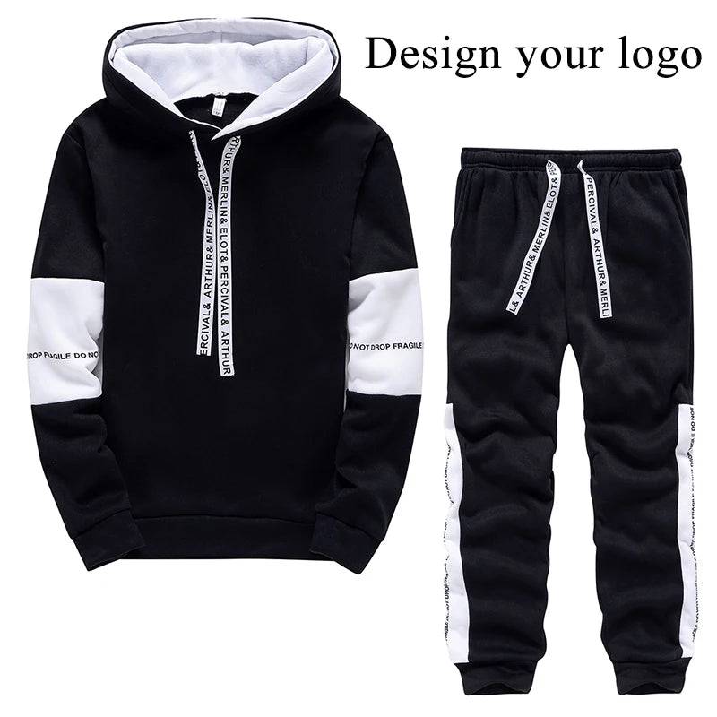 
                  
                    Men Tracksuit Two Piece Set 2022 Autumn and Winter Pullover Hoodies Sweatshirt+Pants Suit Man Hoodies Set Tracksuit Men Luxury
                  
                