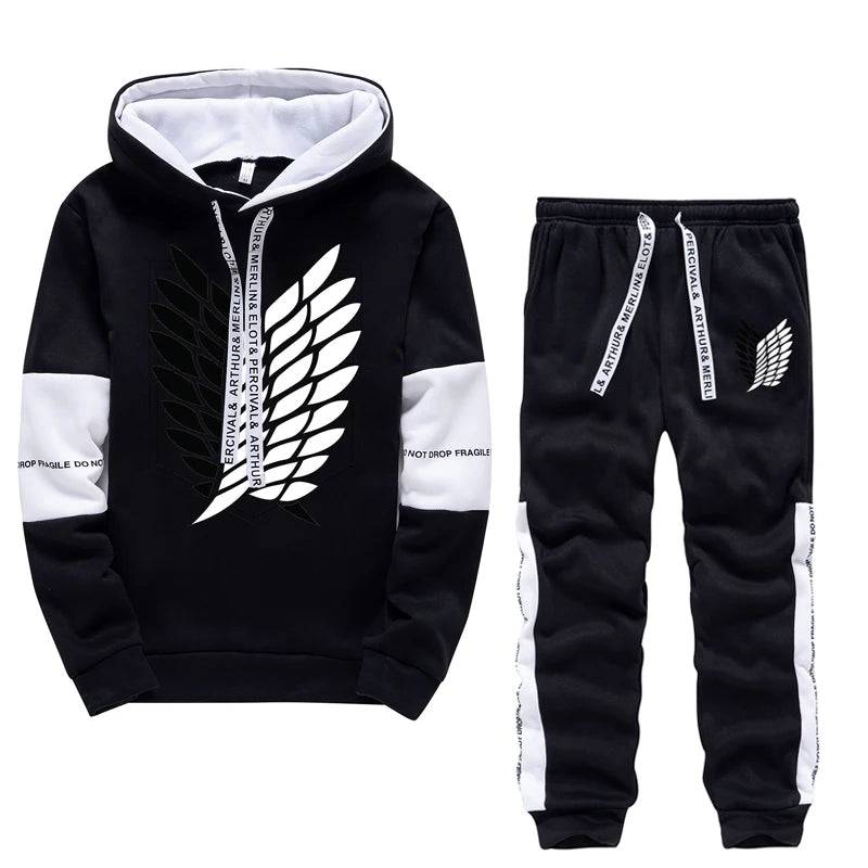 
                  
                    Men Tracksuit Two Piece Set 2022 Autumn and Winter Pullover Hoodies Sweatshirt+Pants Suit Man Hoodies Set Tracksuit Men Luxury
                  
                