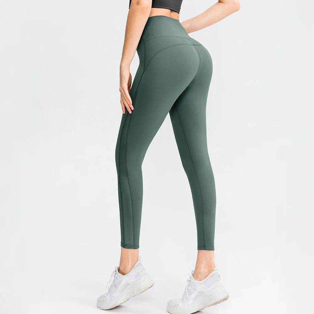 
                  
                    Women Yoga Pants Tight High Waist Hip Raise Mesh No T-shaped Stitches Sports Leggings for Fitness Yu02337
                  
                