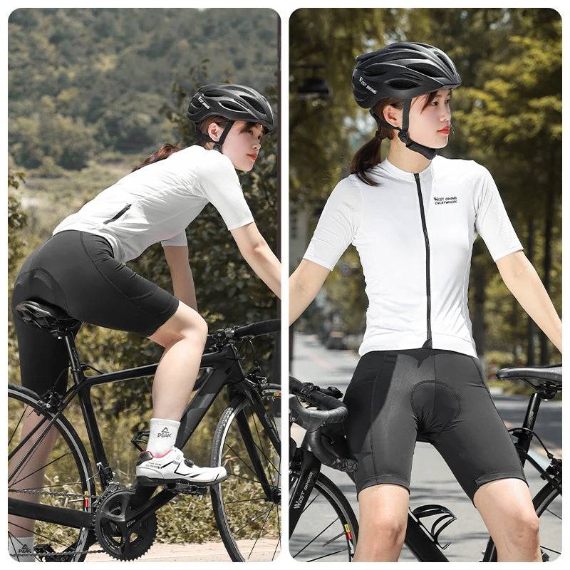 
                  
                    WEST BIKING Summer Cycling Shorts Women Racing Compression Padded Shorts With Pocket MTB Road Bike Cooling Sport Gear
                  
                