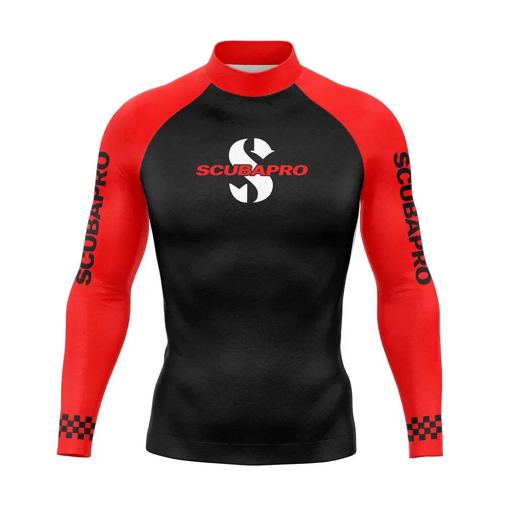 
                  
                    Mens Long Sleeve Rashguard Upf 50 Sun Protection Surf Shirt Quick Dry Breathable Swimming Tight T-shirt Summer 2023 Gym Clothes
                  
                