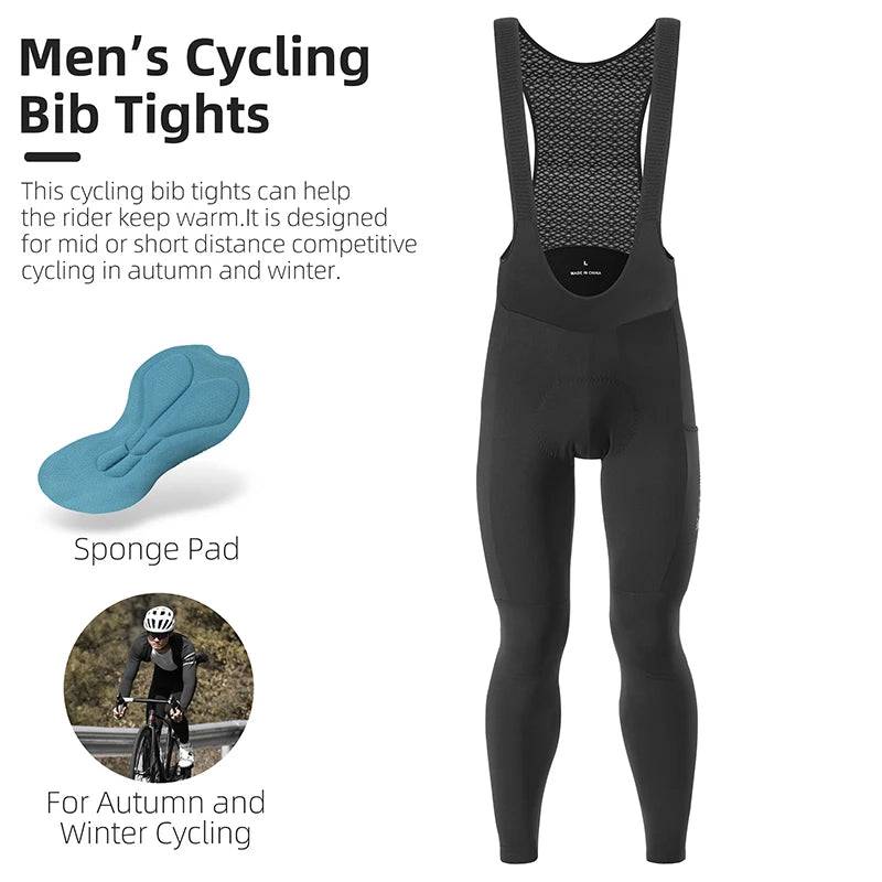 
                  
                    WEST BIKING Men's Cycling Bib Tights Winter Fleece Thermal MTB Bicycle Long Trousers Windproof Cycling Bib Pants With 3D Gel Pad
                  
                