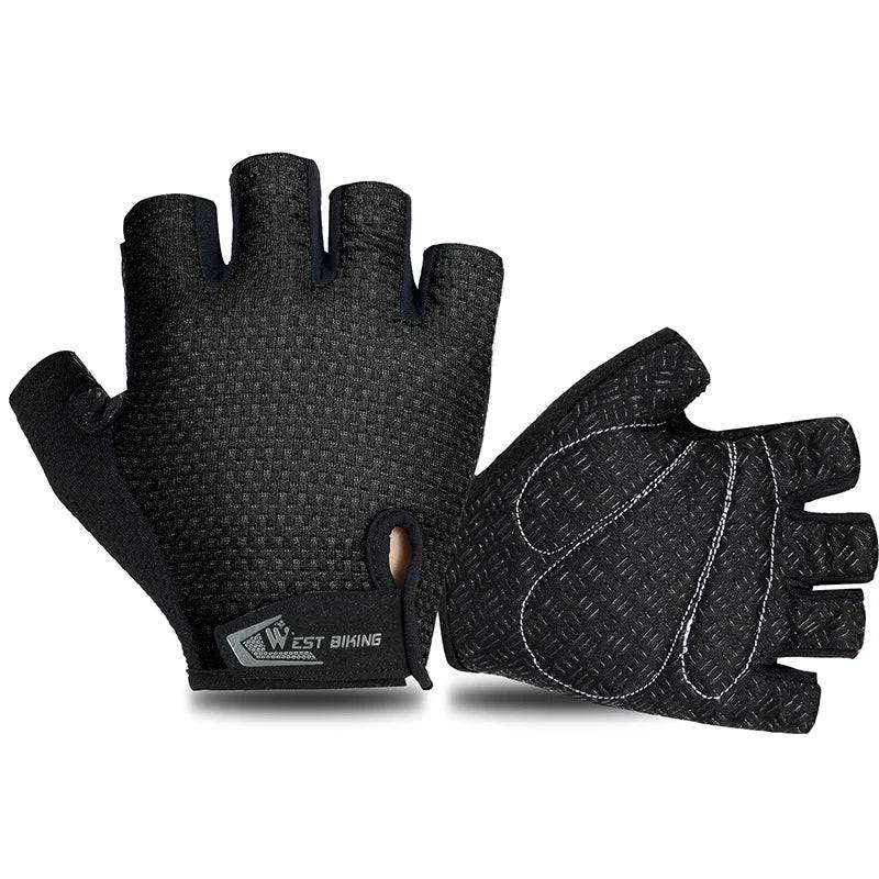 
                  
                    WEST BIKING Summer Motorcycle Fingerless Gloves Bicycle Accessories Mtb Cycling Gloves Half Finger Sport Fitness Crossfit Mitts
                  
                