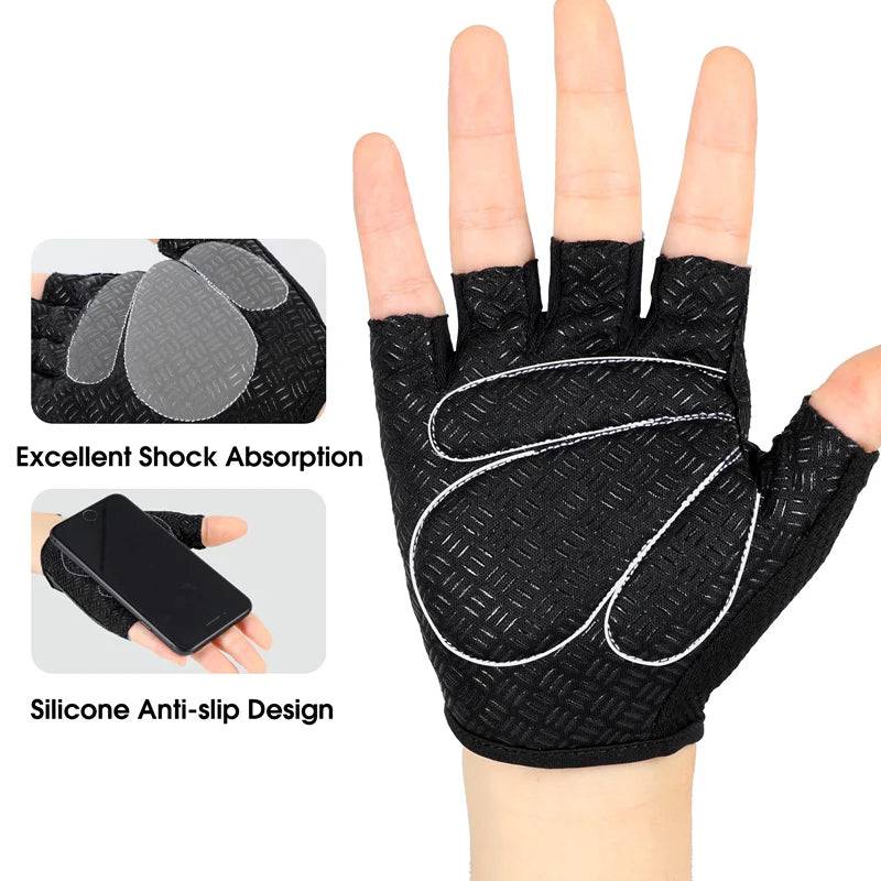 
                  
                    WEST BIKING Summer Motorcycle Fingerless Gloves Bicycle Accessories Mtb Cycling Gloves Half Finger Sport Fitness Crossfit Mitts
                  
                