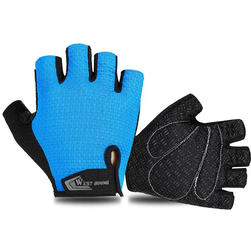 
                  
                    WEST BIKING Summer Motorcycle Fingerless Gloves Bicycle Accessories Mtb Cycling Gloves Half Finger Sport Fitness Crossfit Mitts
                  
                