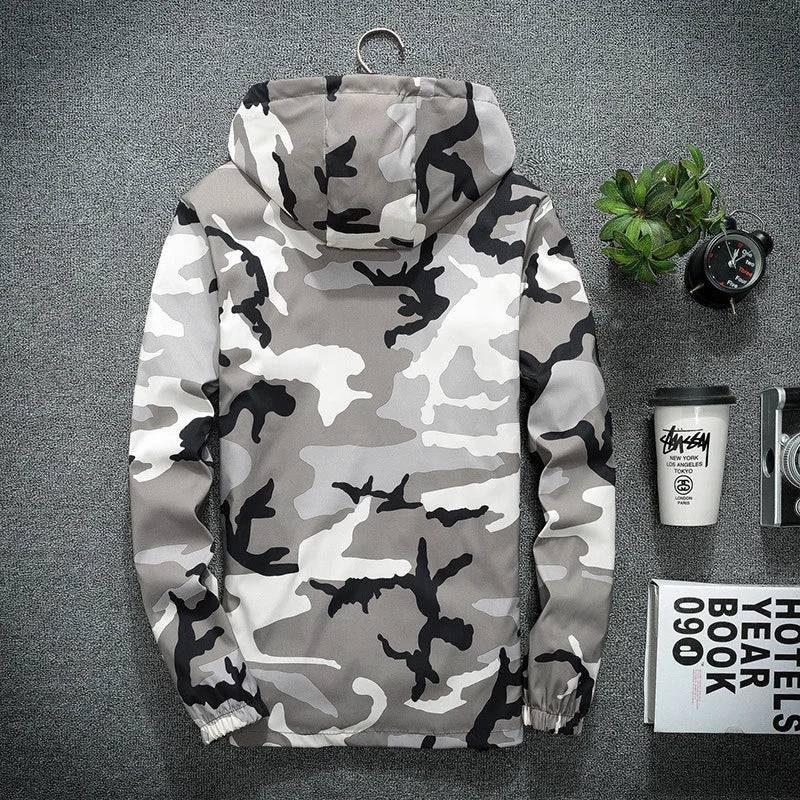 
                  
                    DIMUSI Mens Jackets Spring Men Casual Windbreaker Camouflage Hooded Coats Mens Fashion Slim Hip Hop Bomber Jackets Clothing 5XL
                  
                