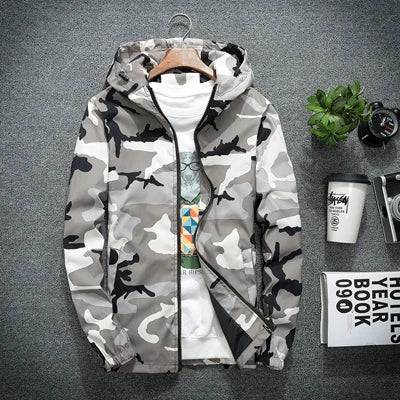 
                  
                    DIMUSI Mens Jackets Spring Men Casual Windbreaker Camouflage Hooded Coats Mens Fashion Slim Hip Hop Bomber Jackets Clothing 5XL
                  
                