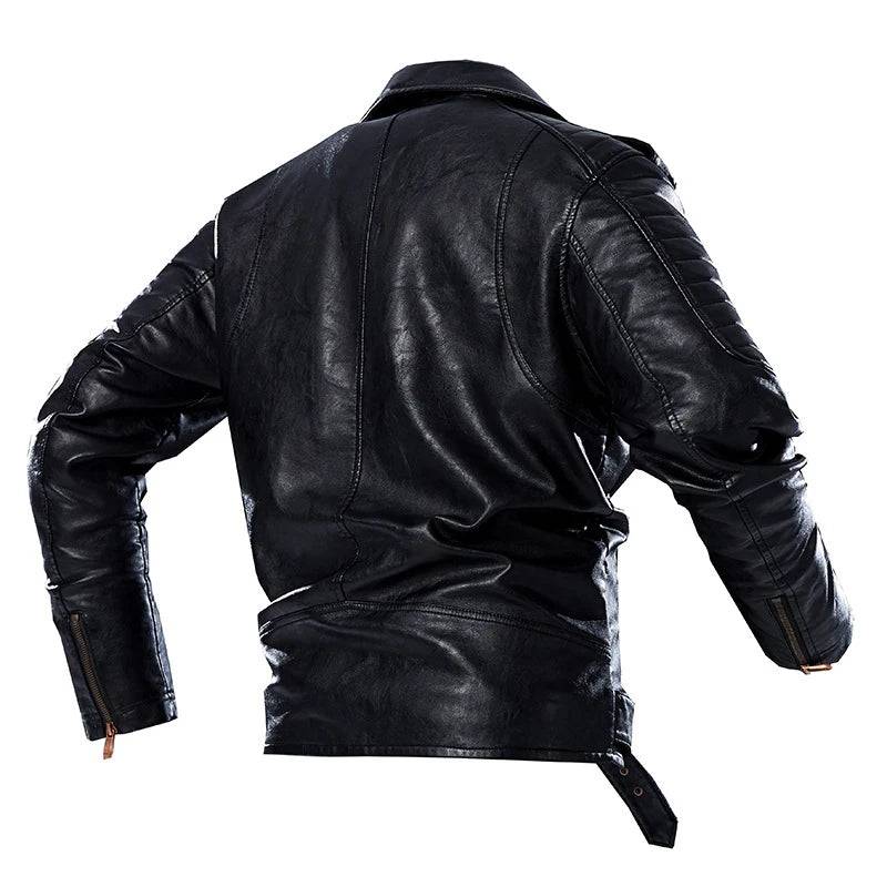 
                  
                    Autumn Winter Men's Leather Jacket Fashion Man Street Wear Motorcycle PU Jacket Casual Warm Zipper Leather Coats Men Clothing
                  
                