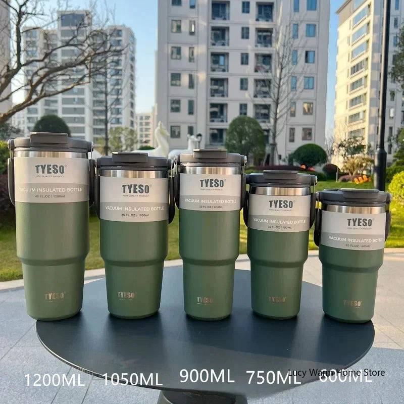 
                  
                    Tyeso Coffee Cup Thermos Bottle Stainless Steel Double-layer Insulation Cold And Hot Travel Mug Vacuum Flask Car Water Bottle
                  
                