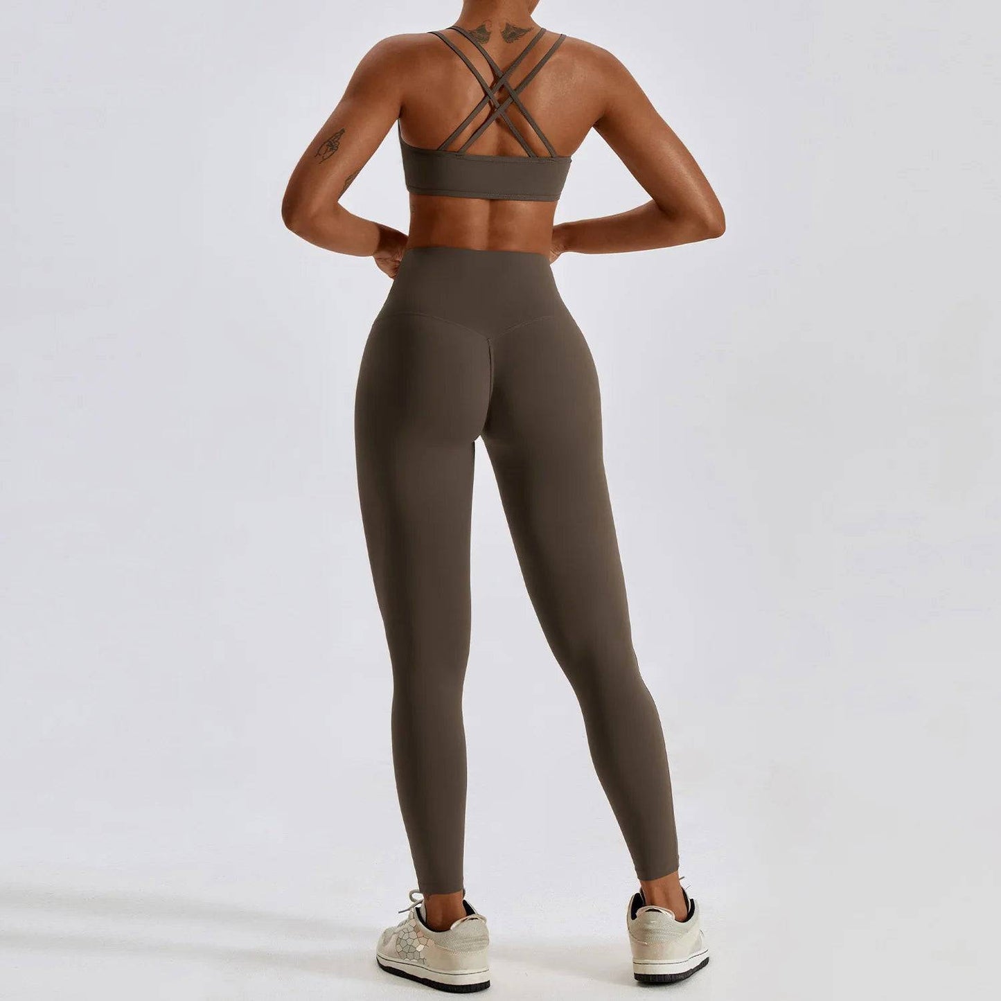 
                  
                    New Yoga Set 2 Pieces Women's Tracksuit Seamless Workout Sportswear Gym High Waist Leggings Fitness Sports Suits High Quality
                  
                