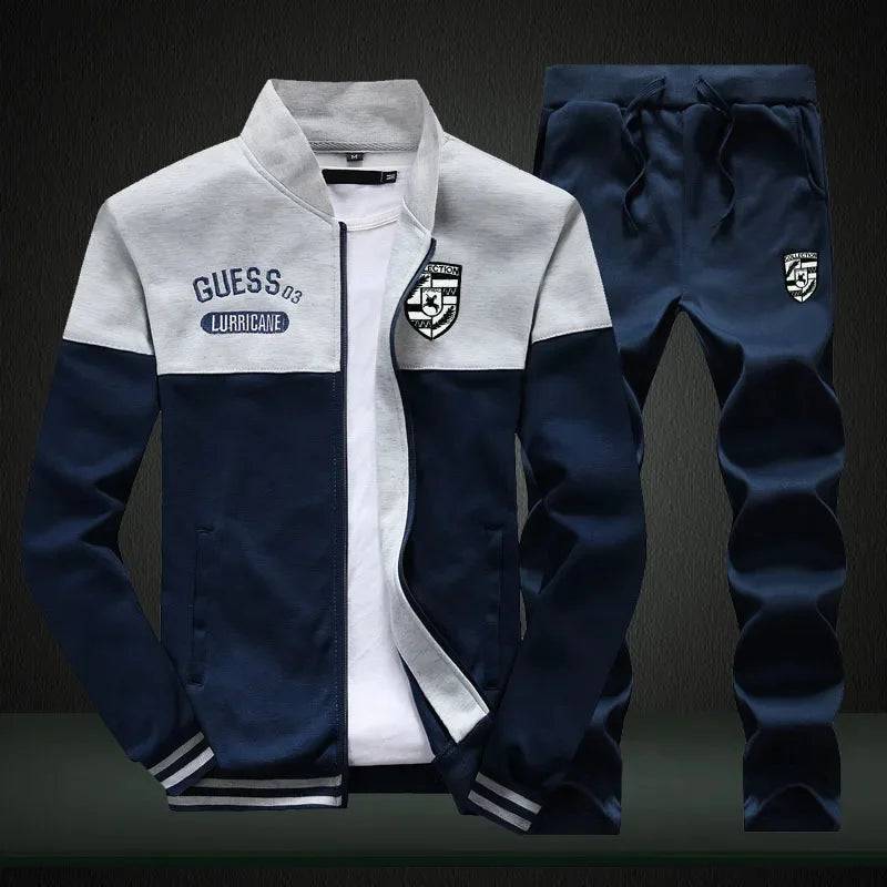 
                  
                    BOLUBAO 2024 New Men Trendy Sports Sets Fashion Brand Men's Baseball Jacket + Pants Sportswear Long Sleeve Tracksuit Set Male
                  
                