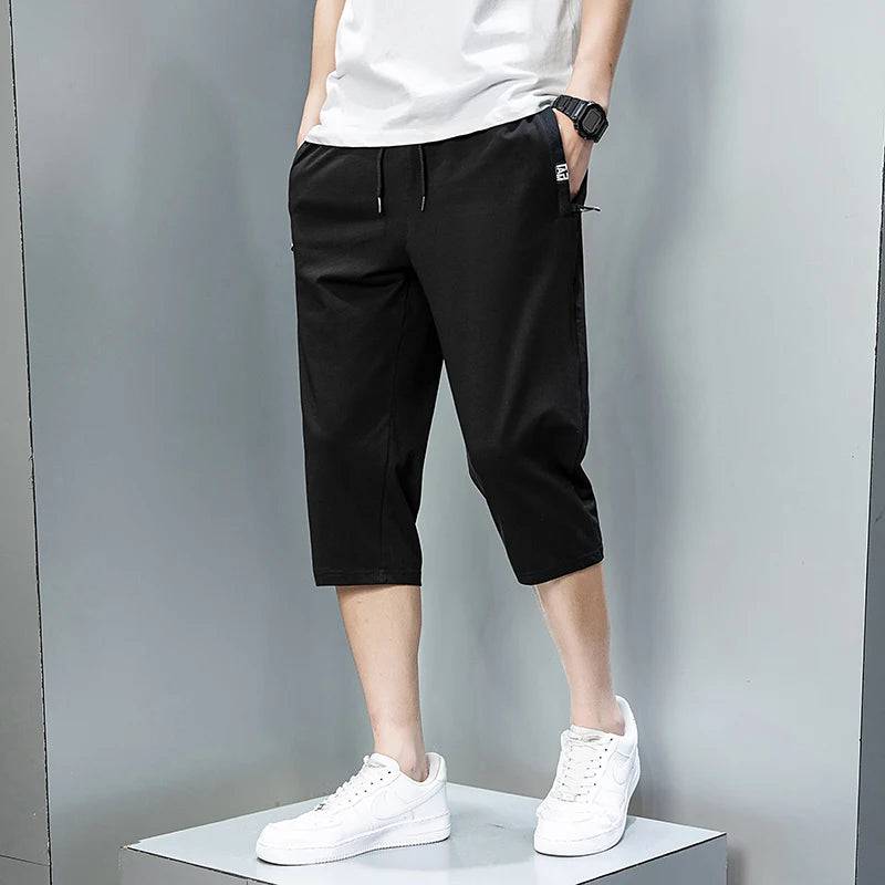 
                  
                    2023 New Summer Zip Pockets Sweatshorts Men Sportswear Capris Pants Breathable Cotton Short Breeches
                  
                