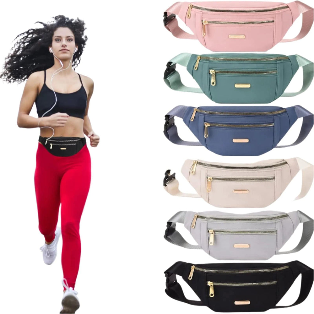 Fanny Packs for Women Men Belt Bag Fashion Waist Packs Lightweight Crossbody Bags Bum Bag for Running Hiking Travel Workout