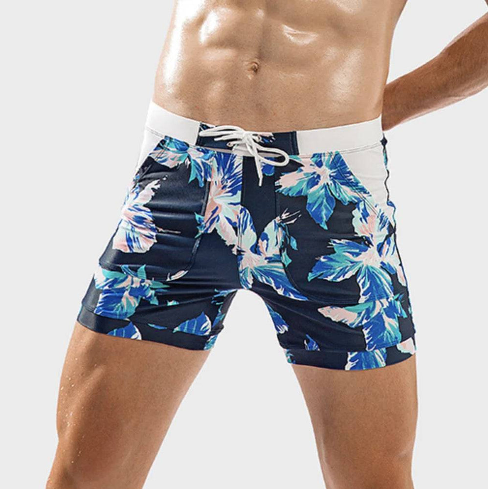 
                  
                    Heavywood Summer Men's Beach Swimming Trunks Drawstring Elastic Waist Swimsuit Shorts Man Plus Size Quick Drying Swimwear Shorts
                  
                