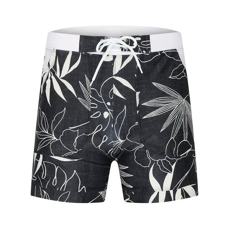 
                  
                    Heavywood Summer Men's Beach Swimming Trunks Drawstring Elastic Waist Swimsuit Shorts Man Plus Size Quick Drying Swimwear Shorts
                  
                