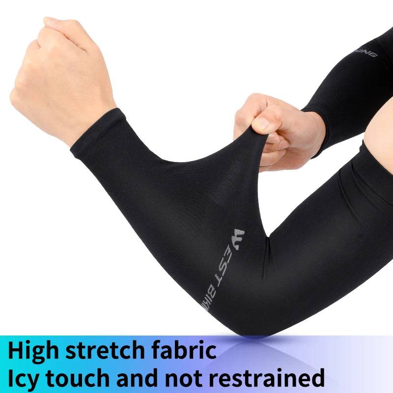 
                  
                    WEST BIKING Summer Arm Sleeves Breathable Icy Fabric UV Protection High Stretch Sports Fitness Cycling Arm Protection Men Women
                  
                