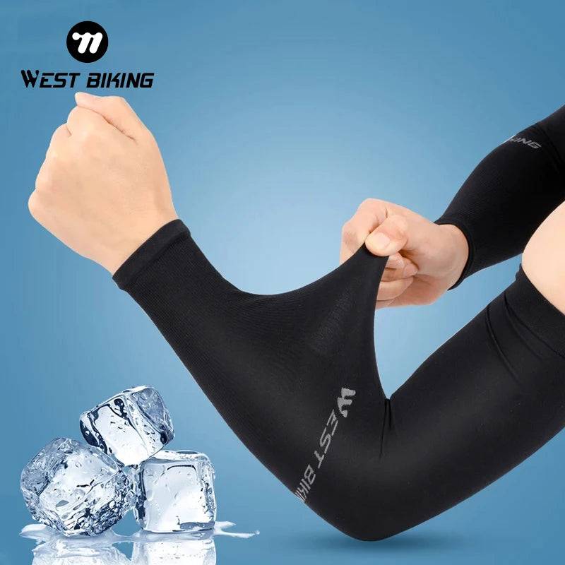 
                  
                    WEST BIKING Summer Arm Sleeves Breathable Icy Fabric UV Protection High Stretch Sports Fitness Cycling Arm Protection Men Women
                  
                