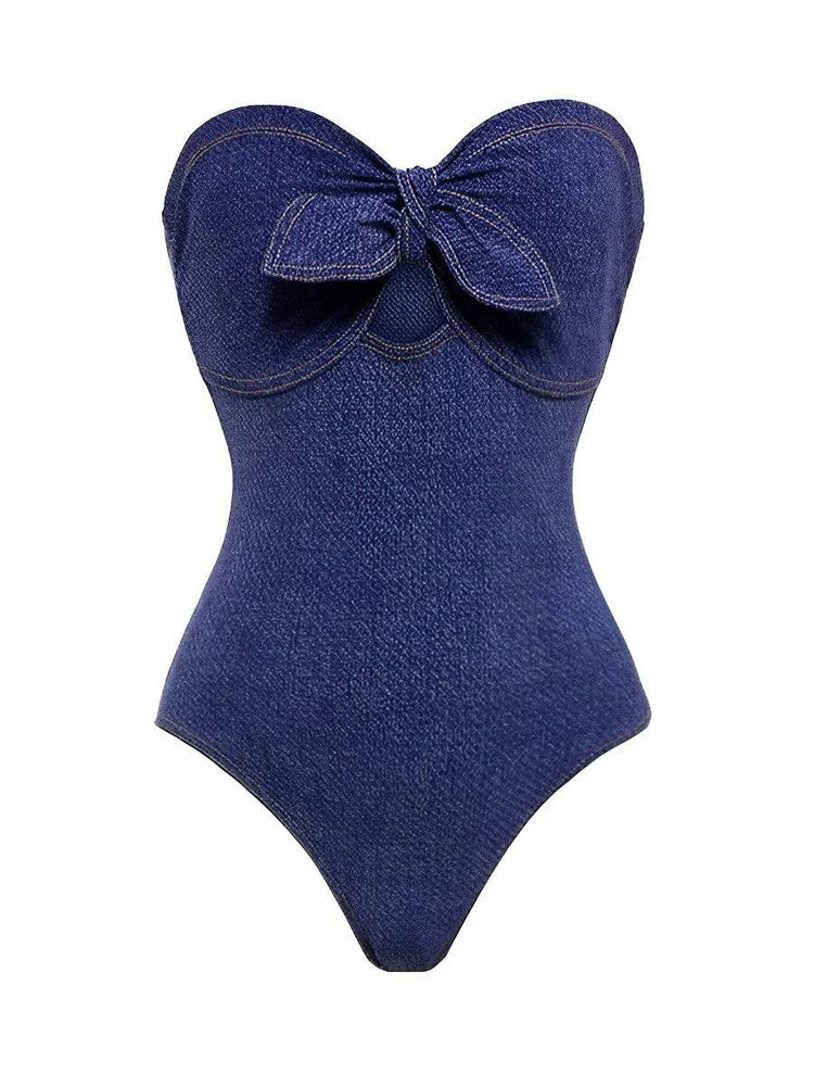 
                  
                    2024 Strapless Hollow Out Swimsuit Push Up Women One Piece Sexy Swimwear Female Beachwear Bathers Bathing Swimming Swim Suit
                  
                