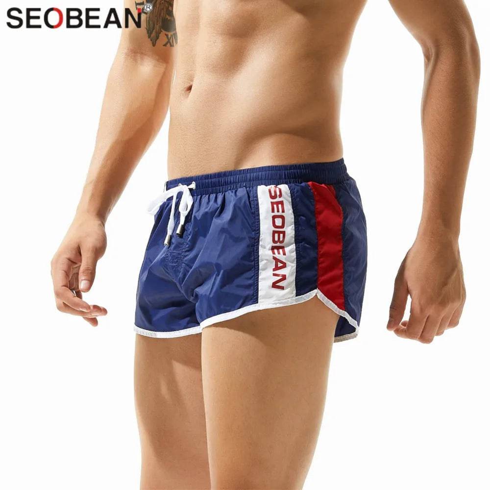 
                  
                    SEOBEAN Mens Shorts Bermuda Men Beach Shorts Gym Fitness Quick Dry Fashion Jogger Short Shorts Men Board Shorts
                  
                