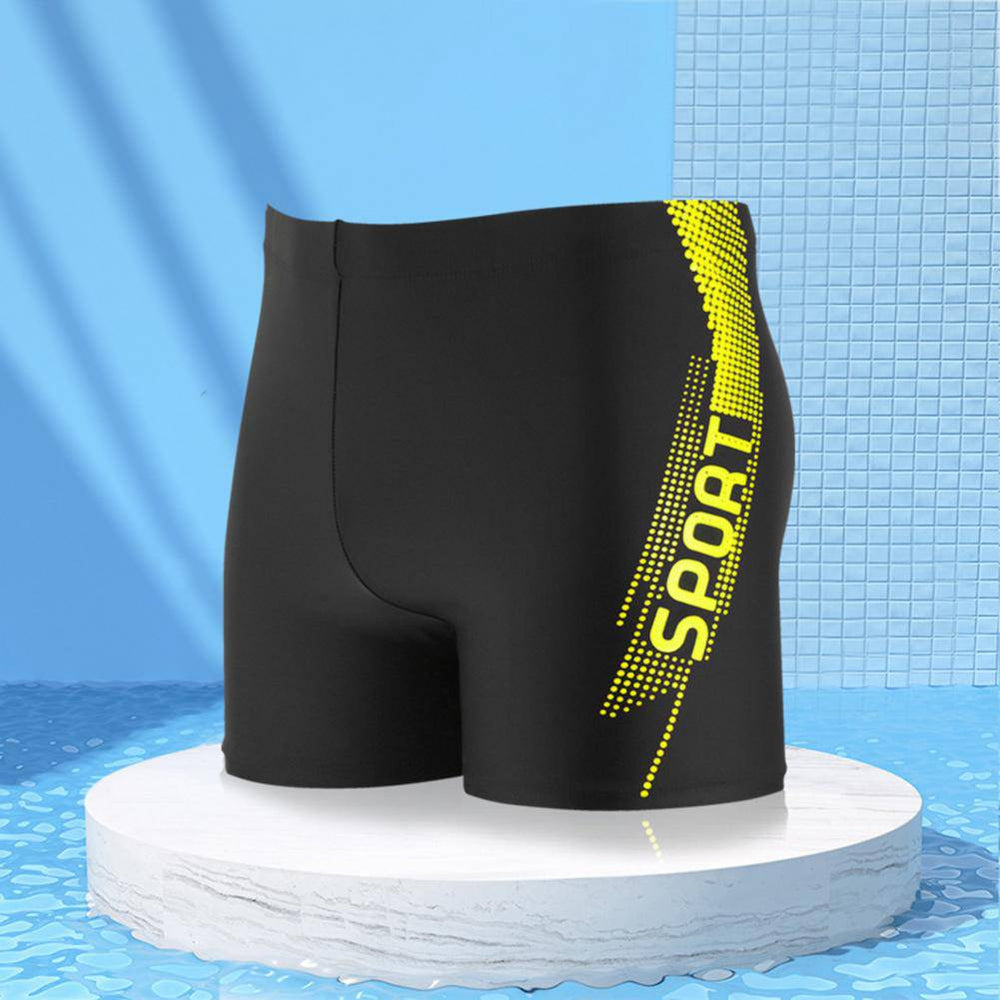 
                  
                    Swim Shorts Inner Drawstring Bathing Trunks Mid-rise Elastic Waistband Swimming Trunks Men Letter Print Beach Shorts Beachwear
                  
                