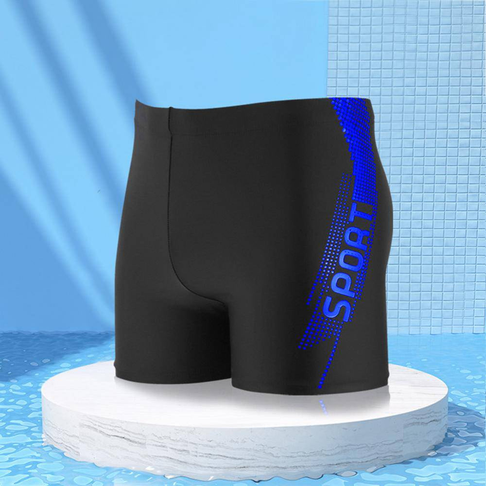 
                  
                    Swim Shorts Inner Drawstring Bathing Trunks Mid-rise Elastic Waistband Swimming Trunks Men Letter Print Beach Shorts Beachwear
                  
                