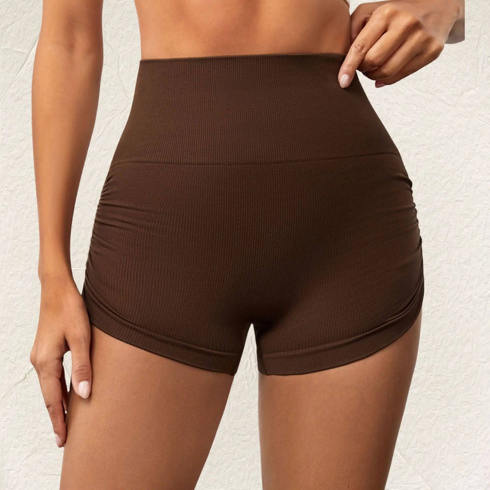 
                  
                    Women's High Waist Workout Shorts Butt Lifting Tummy Control Yoga Short Pants With Side Pleats
                  
                