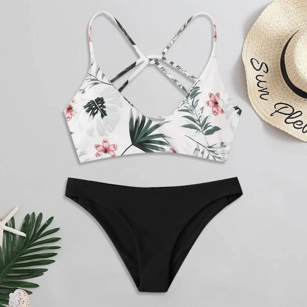 
                  
                    Fashion Floral Print Two Piece Swimsuit Bikini Set Women Push Up Y2k Swimwear Luxury Cover Up Tankini Set Summer Beach Mujer
                  
                