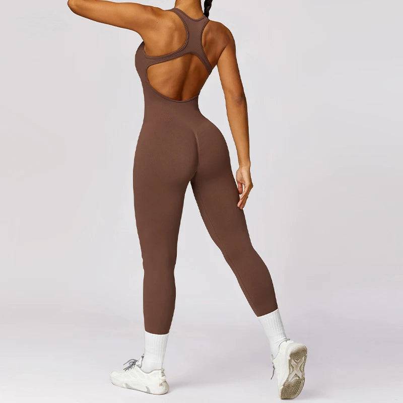 
                  
                    Naked Feeling Gym Suit Women Backless Yoga Suit Sportswear Set Women Sports Jumpsuit Female Workout Bodysuits Fitness Rompers
                  
                