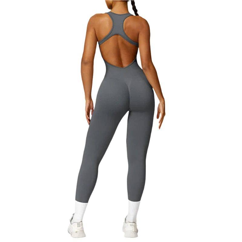 Naked Feeling Gym Suit Women Backless Yoga Suit Sportswear Set Women Sports Jumpsuit Female Workout Bodysuits Fitness Rompers