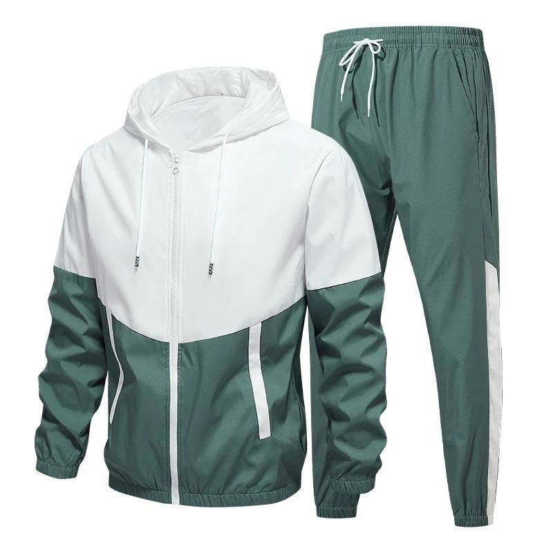 
                  
                    Spring Autumn Men's Casual Tracksuit Running Jogging Athletic Sports Set Fitness 2 Pieces Jacket + Sweatpants Track Suits 6XL
                  
                