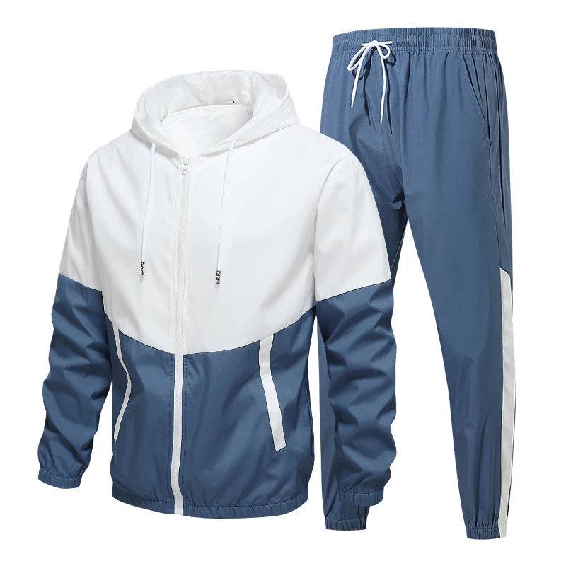 
                  
                    Spring Autumn Men's Casual Tracksuit Running Jogging Athletic Sports Set Fitness 2 Pieces Jacket + Sweatpants Track Suits 6XL
                  
                