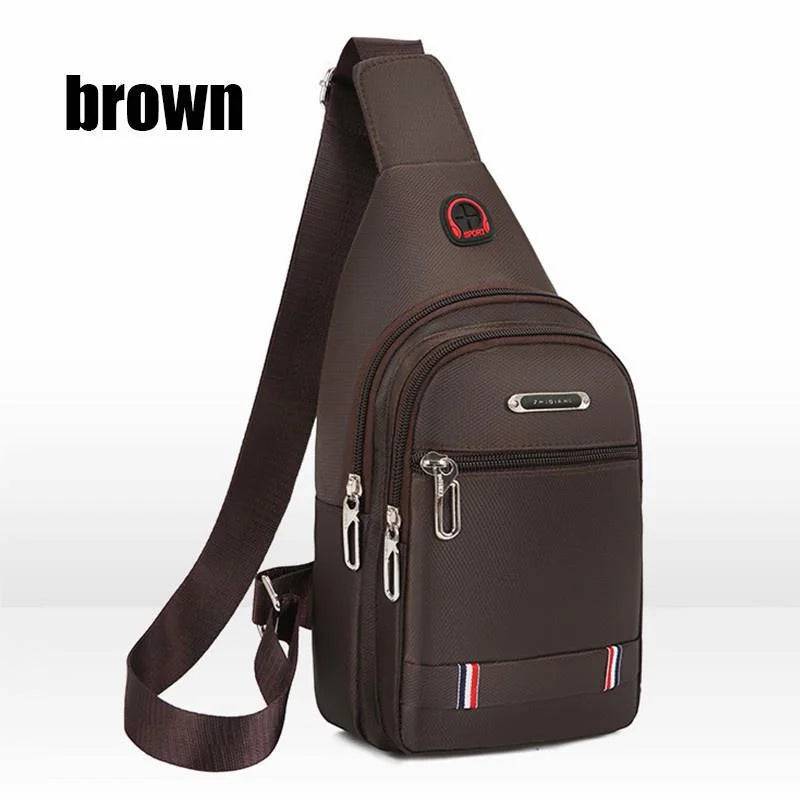 
                  
                    Unisex Canvas Leisure Sports Small Backpack Oxford Cloth One-shoulder Messenger Bag Chest Bag
                  
                