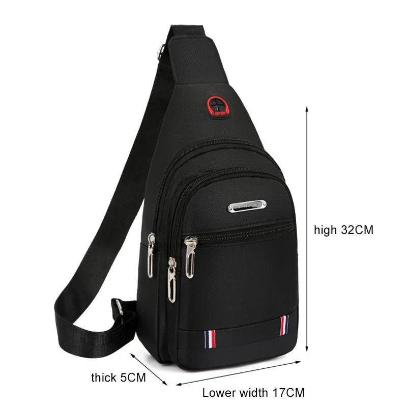 
                  
                    Unisex Canvas Leisure Sports Small Backpack Oxford Cloth One-shoulder Messenger Bag Chest Bag
                  
                