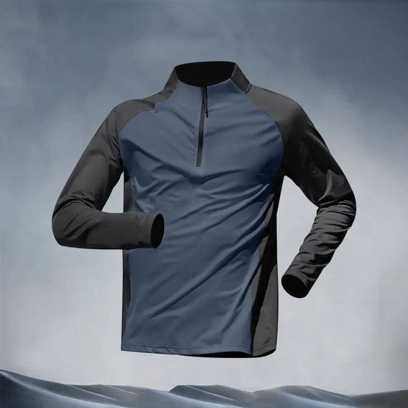 
                  
                    Quick Dry Male Clothes Tracksuit T-shirt Sets Spring Autumn Men Half Zipper Long Sleeve Breathable Sports Training Pants Suit
                  
                