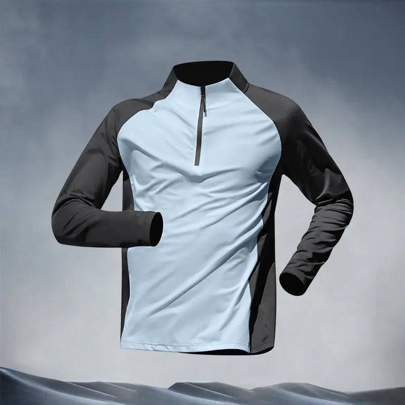 
                  
                    Quick Dry Male Clothes Tracksuit T-shirt Sets Spring Autumn Men Half Zipper Long Sleeve Breathable Sports Training Pants Suit
                  
                