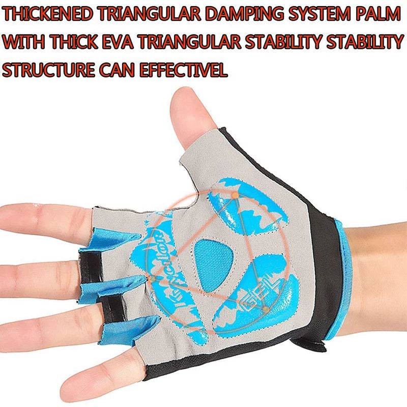 
                  
                    Cycling Anti-slip Anti-sweat Men Women Half Finger Gloves Breathable Anti-shock Sports Gloves MTB Bike Bicycle Glove
                  
                