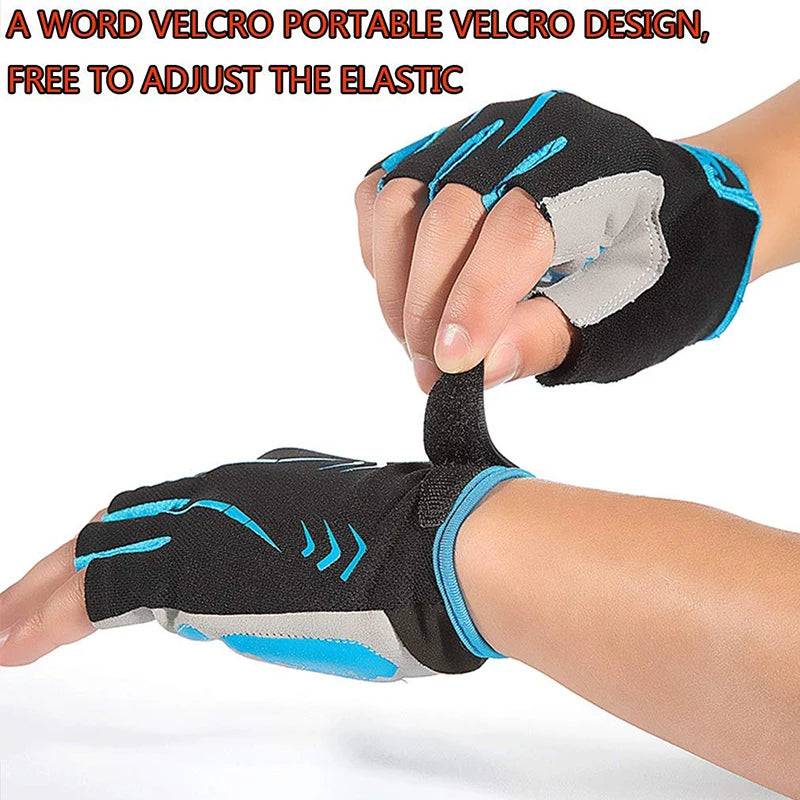 
                  
                    Cycling Anti-slip Anti-sweat Men Women Half Finger Gloves Breathable Anti-shock Sports Gloves MTB Bike Bicycle Glove
                  
                