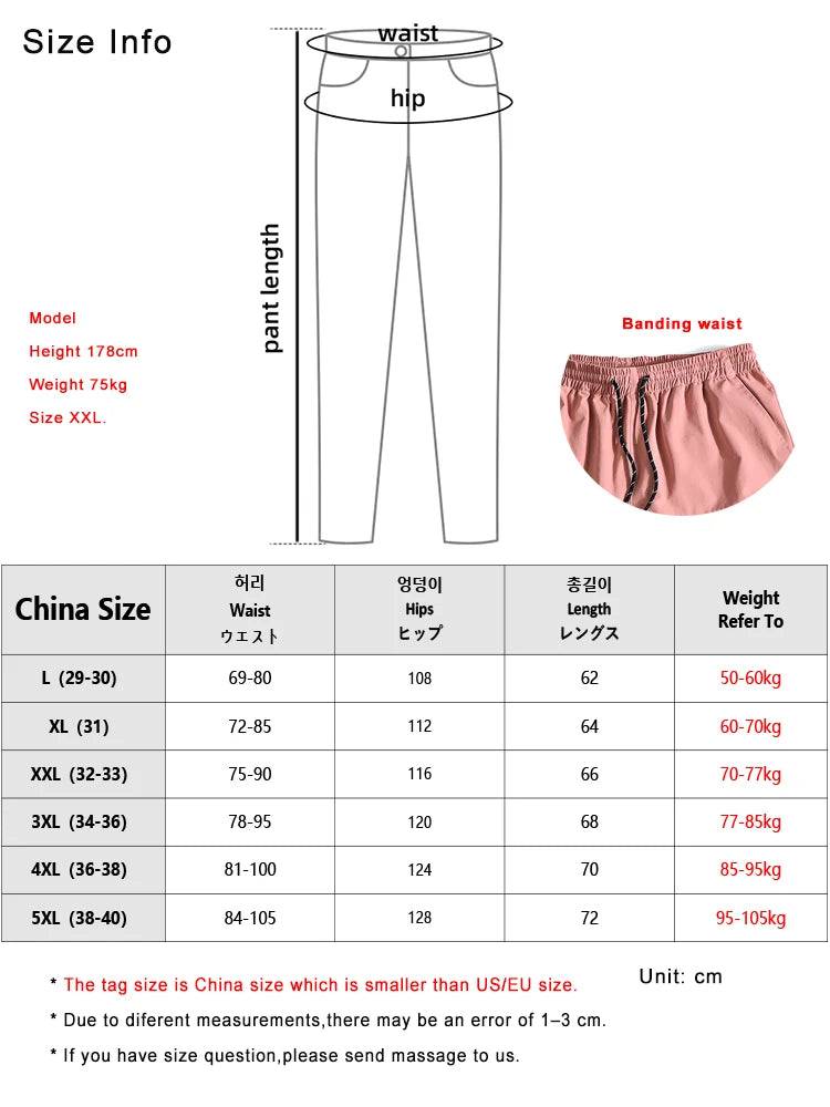 
                  
                    Plus Size Summer Capris Pants Men Breathable Light Cool Calf-Length Short Sweatpants 3/4 Straight Loose Casual Cropped Trousers
                  
                