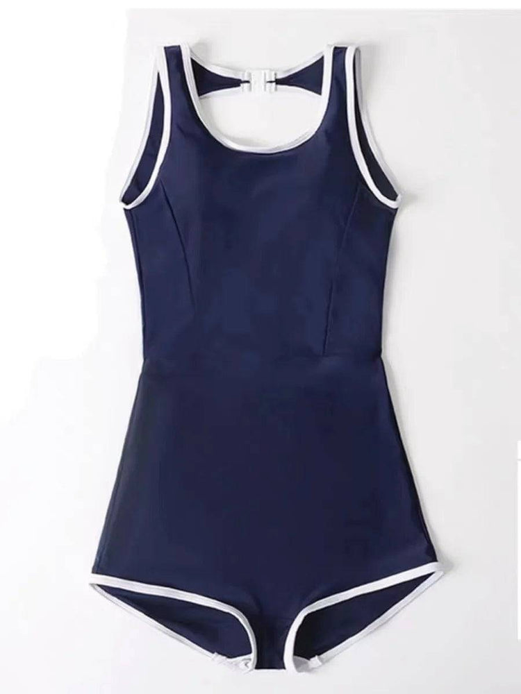 
                  
                    Quick Drying One-piece Swimsuit Women's Sports Suit Simple Swimsuit Japanese School Sports Uniform Cosplay Costumes
                  
                