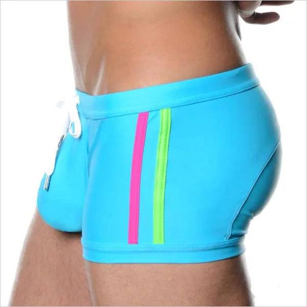 
                  
                    Sexy Swimwear Mens Nylon Quick Dry Surfing Board Shorts Male Sport Beach Swimming Trunks Pouch Bathing Swimsuits Maillot De Bain
                  
                