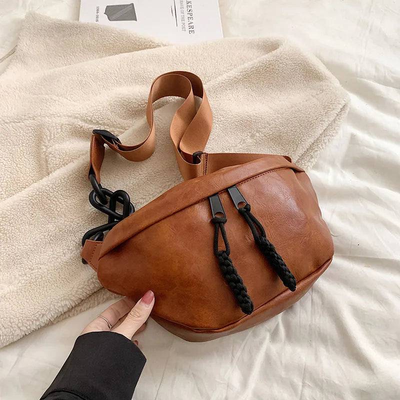 
                  
                    Fashion Waist Bag Female Handbag Lady Fanny Pack And High quality Leather Belt Bags Luxury Designer Shoulder Crossbody Chest Bag
                  
                