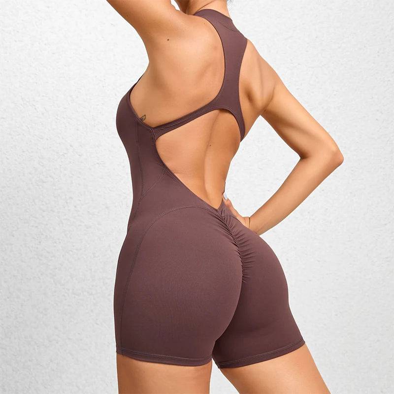 
                  
                    Short Sports Jumpsuit Sleeveless Gym Set Women Yoga Clothes Rompers Workout One-piece Suit Female Outdoor Recreation Bodysuits
                  
                