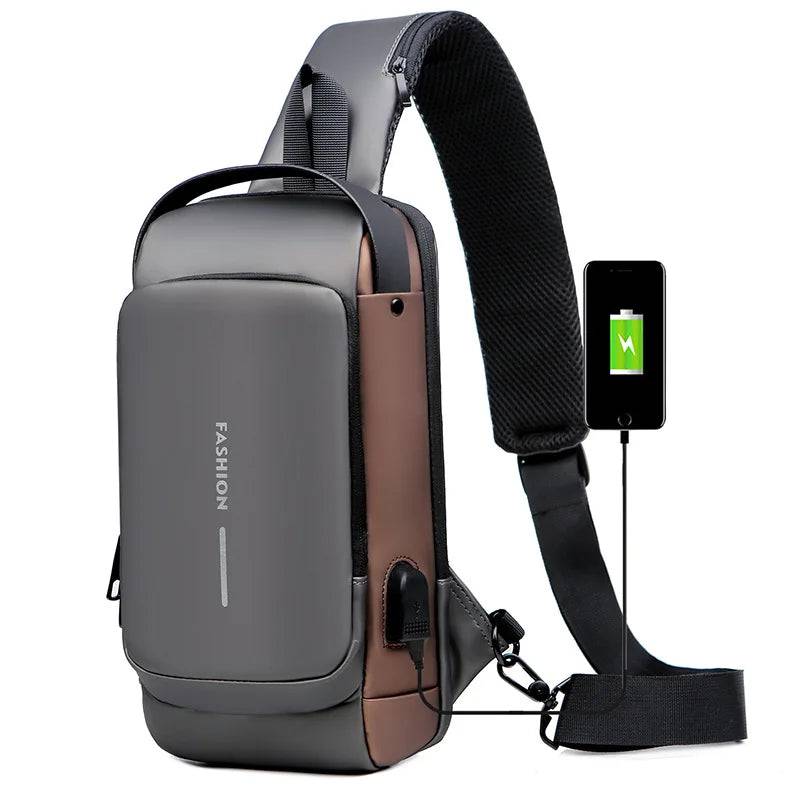 
                  
                    Polarshe Anti-Theft Usb Sling Chest Bags Multifunction Men's Shoulder Bag Crossbody Fashion Travel Pack Men's Motorcycle Bags
                  
                