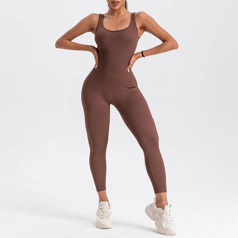 
                  
                    Women's Rompers Long Sleeve Skinny Bodycon Yoga Jumpsuits Ribbed Sports Fitness Casual Square Neck Playsuits Club Streetwear
                  
                